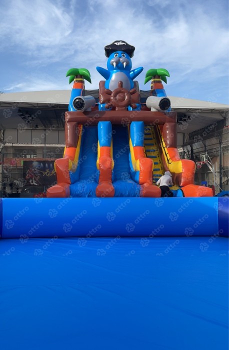 Надувной аквапарк "Капитан Джордж Морж" 14,7*9*8,3 м