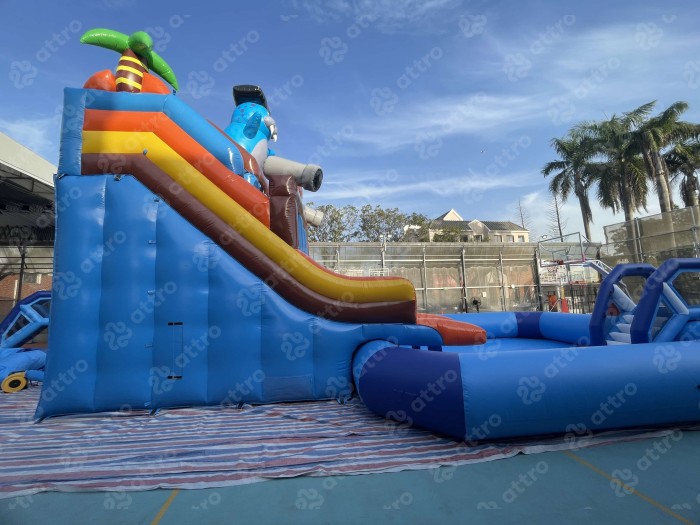 Надувной аквапарк "Капитан Джордж Морж" 14,7*9*8,3 м