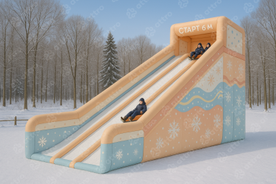 Проект надувной зимней горки «Старт»
