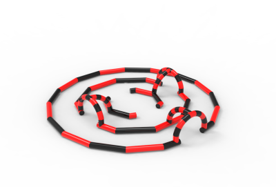 Надувной автодром 20*20*3 м (герметичный)