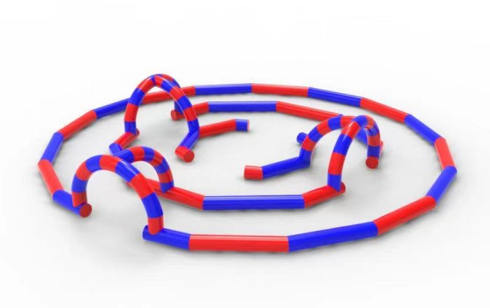 Надувной автодром 20*20*3 м (герметичный)