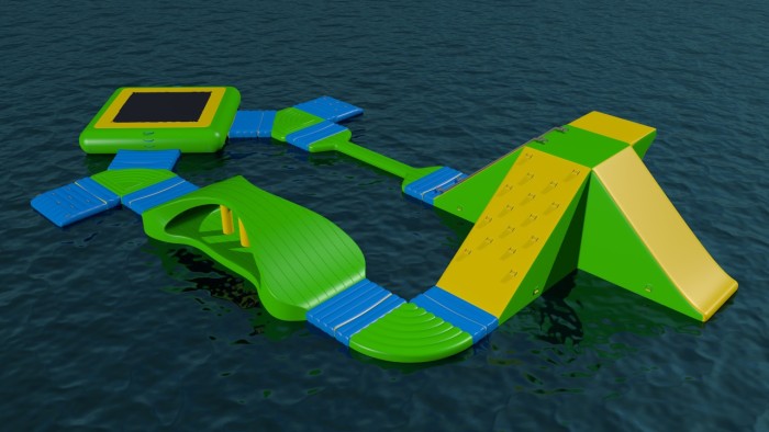 Надувной аквапарк "Спорт парк 30" 22,7*12,3*3 м