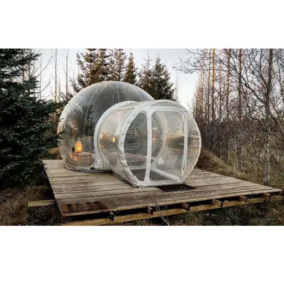 Надувная прозрачная палатка 