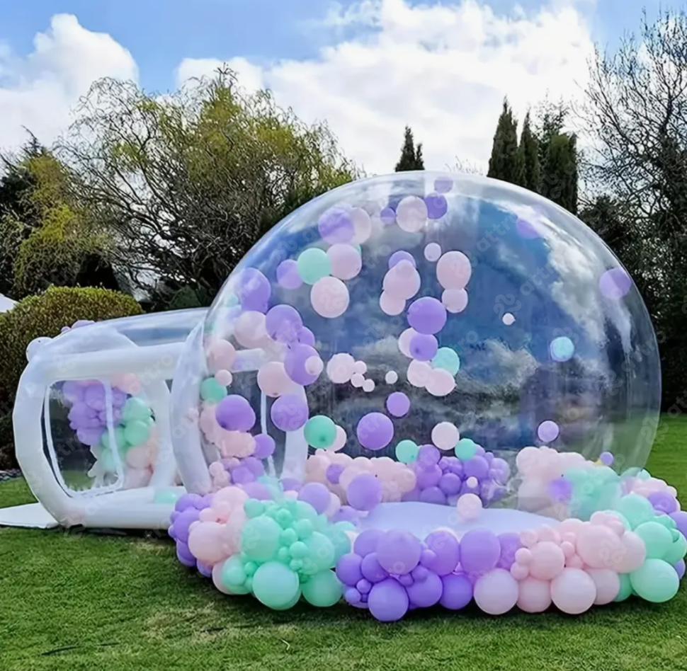 Надувная прозрачная палатка 