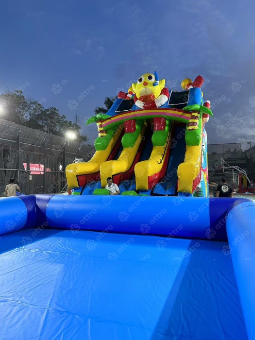 Надувной аквапарк "Цып-Цыпа на пляже" 14*8*8 м