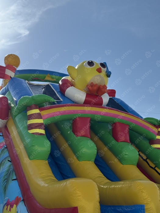 Надувной аквапарк "Цып-Цыпа на пляже" 14*8*8 м