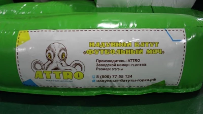 Надувной батут "Мячик" 5*5*4,2 м