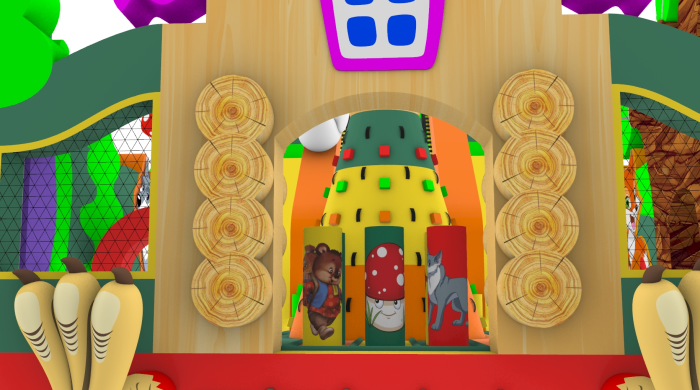 Надувной батут "Емеля" 11*6*8 м 