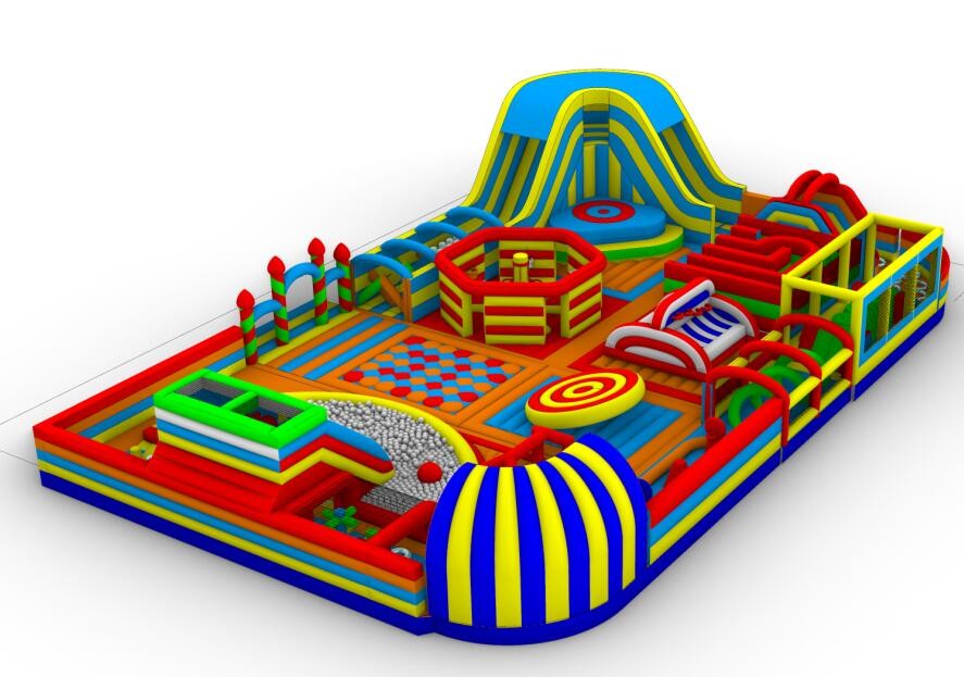 Надувной батутный парк 