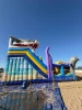 Надувная горка "Морская сказка" 10*10*8,3 м Б/У  (1)