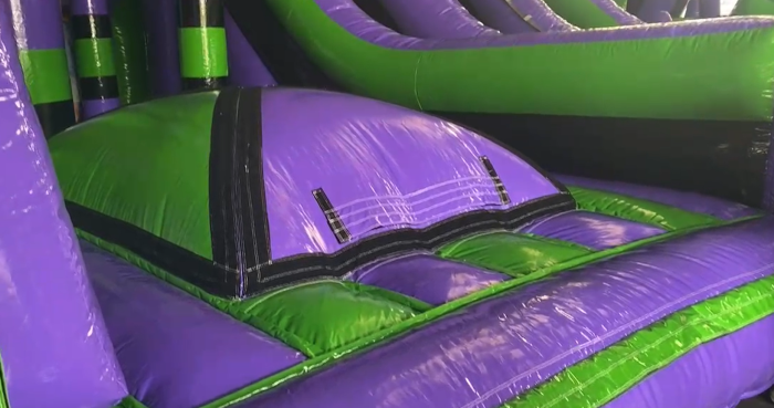 Надувная горка "Парк космоса" 18*12*5,4 м 