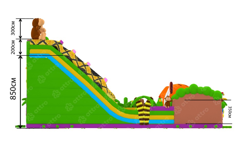 Надувная горка 