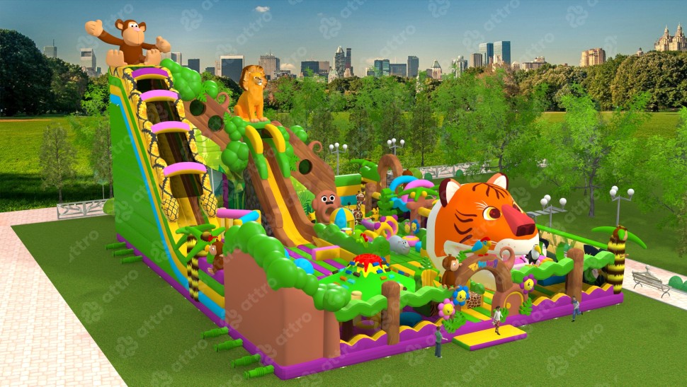 Надувная горка 