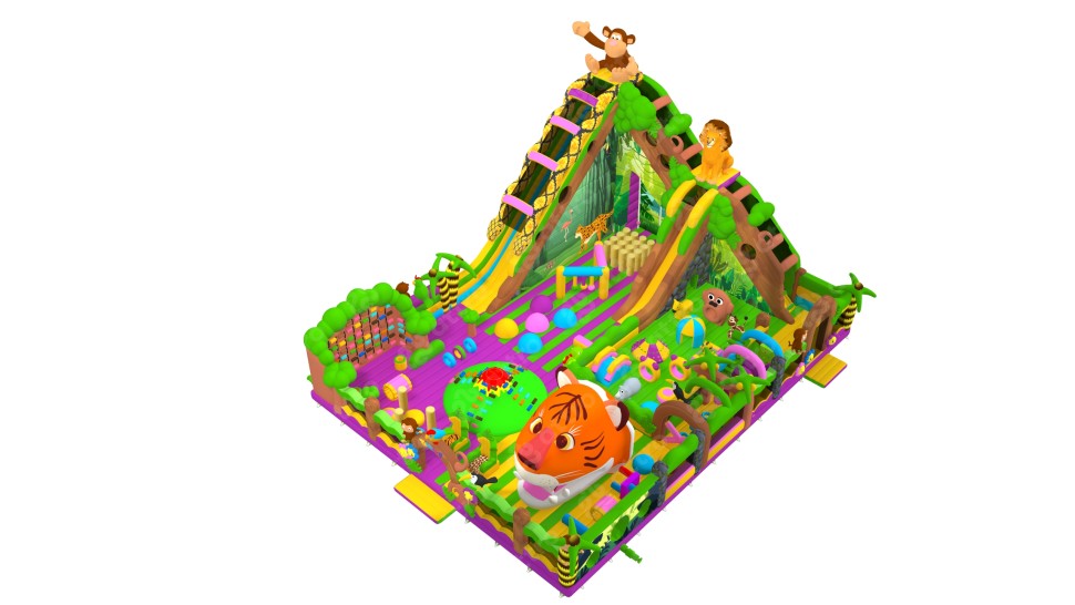 Надувная горка 