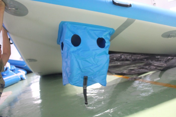 Надувной комплекс на воде 