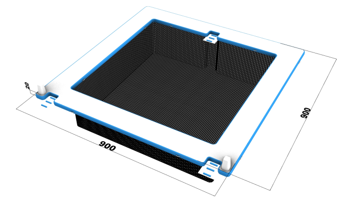 Надувной комплекс на воде 