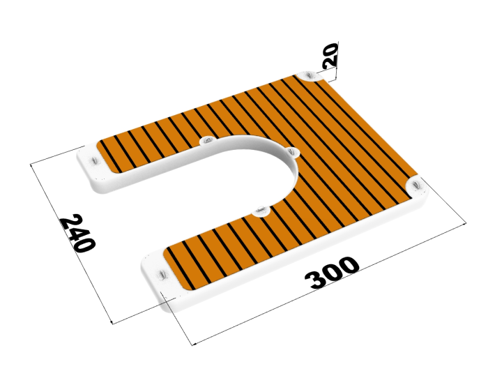 Надувной комплекс на воде 