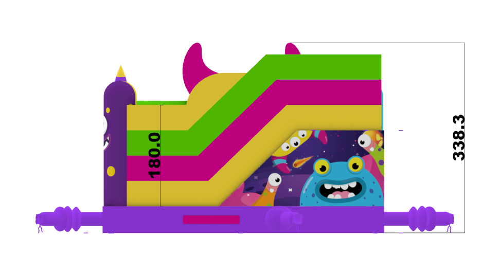 Надувная горка 