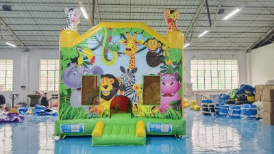 Надувная горка &quot;Джунгли&quot; 4*4*4,1 м