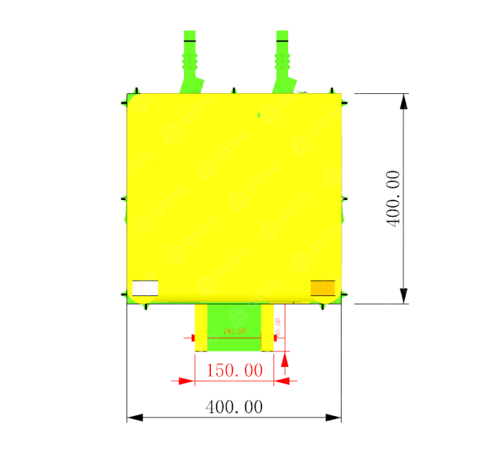 Надувная горка "Джунгли" 4*4*4,1 м