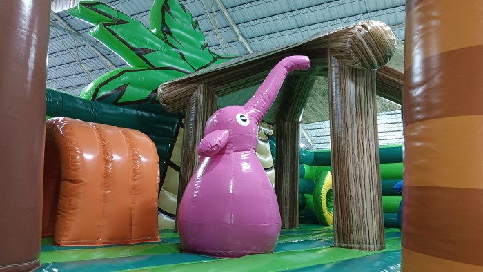 Надувной аквапарк "Пристань Джунгли" 20*15*8,6 м