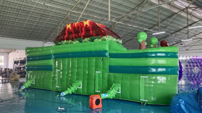 Надувной аквапарк "Пристань Джунгли" 20*15*8,6 м