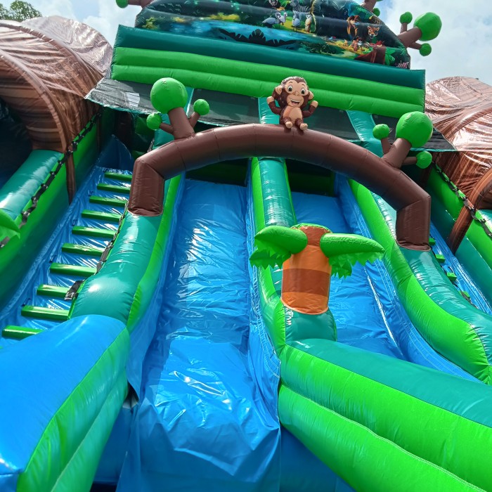 Надувной аквапарк "Пристань Джунгли" 20*15*8,6 м