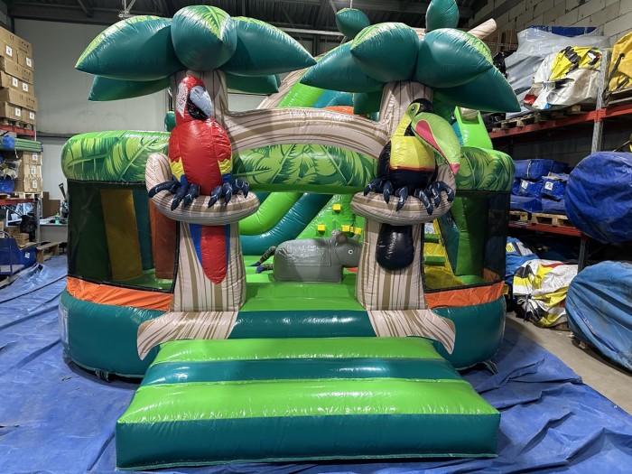 Надувной батут "Тропический лес" 5*4,5*4,2 м  