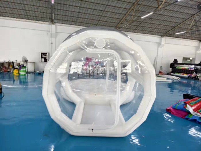 Надувная прозрачная палатка с надувным дном 7*5*4,2 м