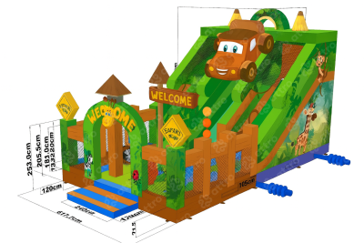 Проект надувного батута &quot;На сафари&quot;