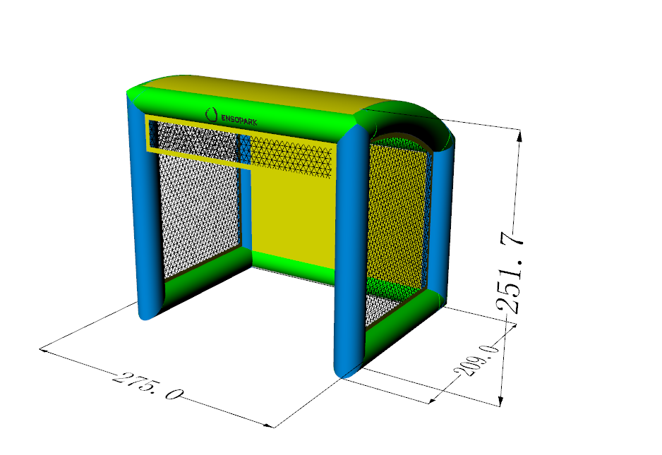 Надувной пляжный тент 