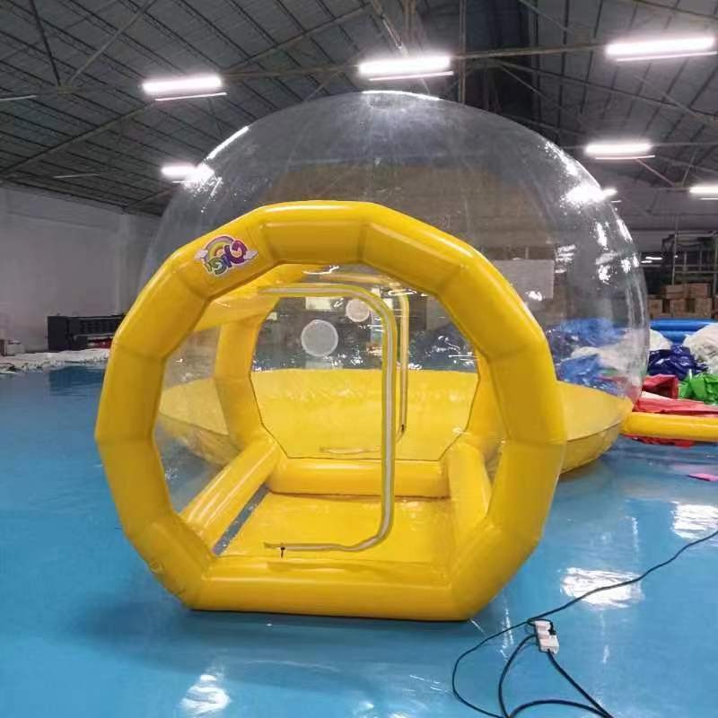 Надувная прозрачная палатка без надувного дна 4,3*3*2,5 м