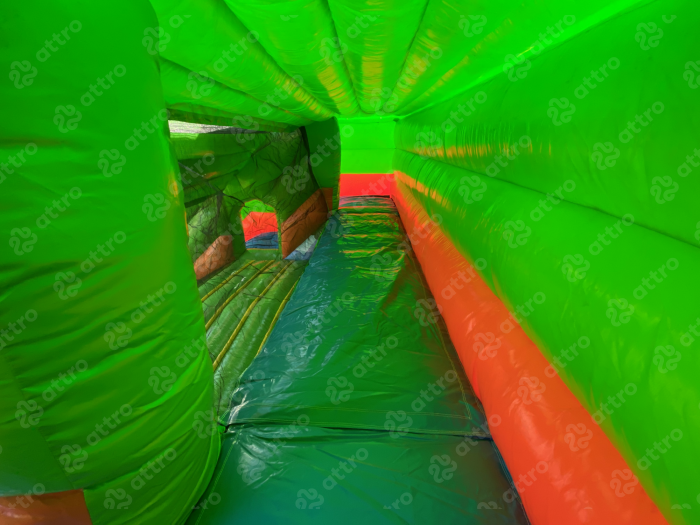 Надувная горка "Жираф и зебра" 8*7*6,3 м