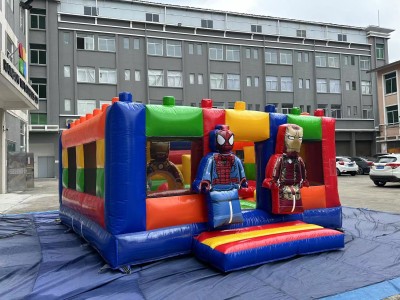 Надувной батут &quot;Супергерои&quot; 5*5*2,4 м 
