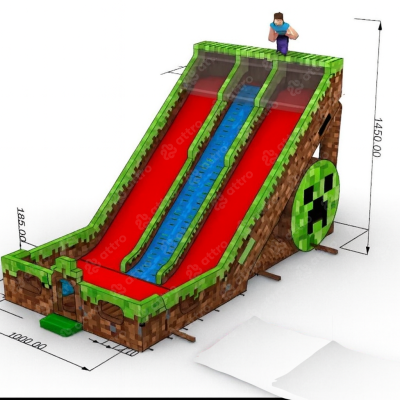 Проект надувной горки &quot;Скрафти&quot;