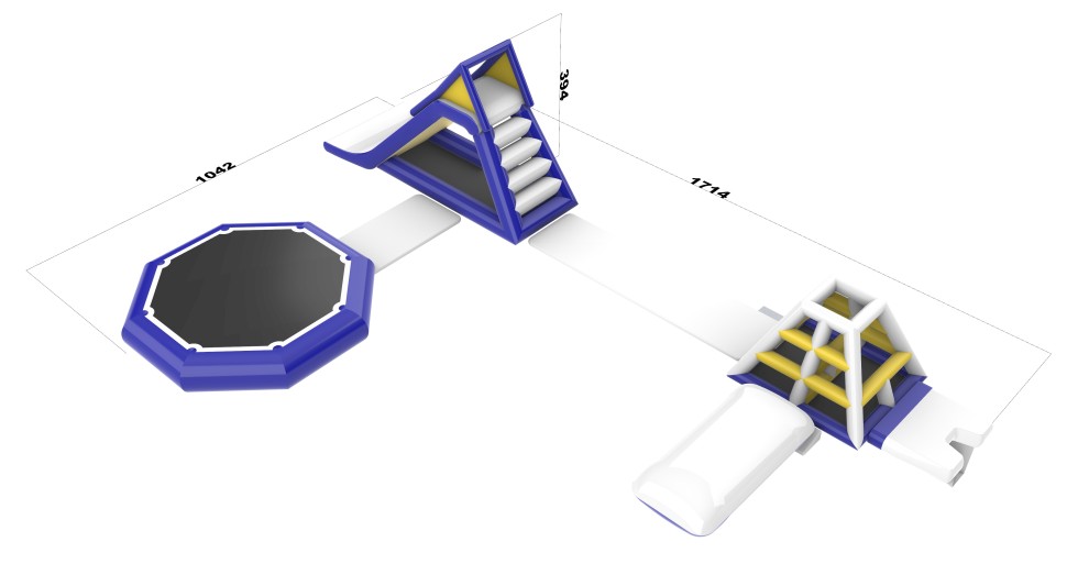 Надувной аквапарк 
