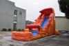 Надувная водная горка "В джунглях 3" 10*3,6*6 м