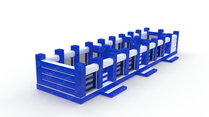 Надувной батут "Черноморец", 20*5*3 м