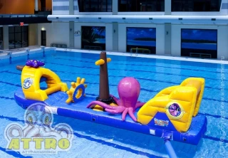 Полоса препятствий на воде "Осьминог" 10*2*3,5 м