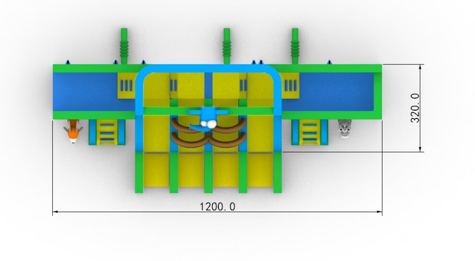 Надувной аквапарк 
