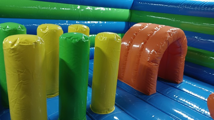 Надувной аквапарк "Пристань Тропики большая" 28*15*8,6 м