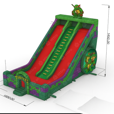 Проект надувной горки &quot;Ниндзя&quot;