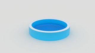 Круглый надувной бассейн из Аирдек (ipoolgo)