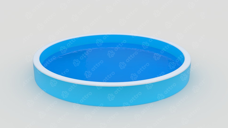 Круглый надувной бассейн из Аирдек (ipoolgo)