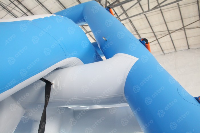 Надувная водная горка "Пирамида Джунгли" 5,5*4,5*4,2 м