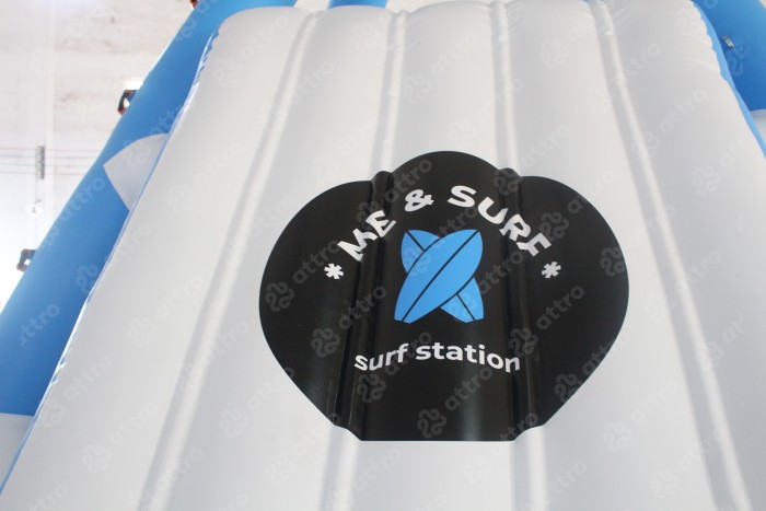 Надувная водная горка "Пирамида Джунгли" 5,5*4,5*4,2 м