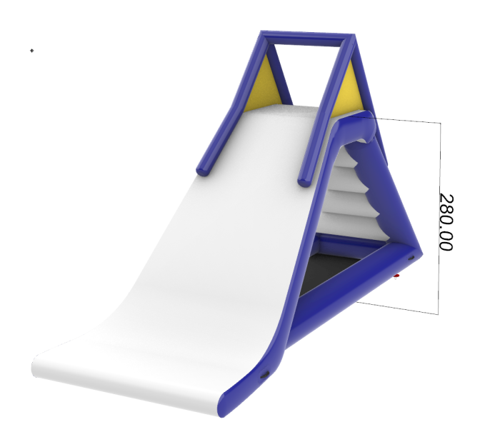 Надувная водная горка "Саммит Малая" 6,6*2,7*4 м 