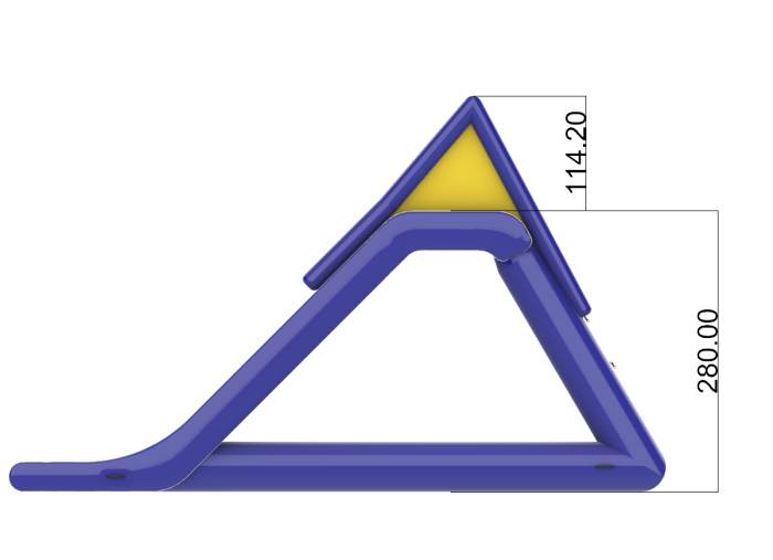 Надувная водная горка "Саммит Малая" 6,6*2,7*4 м 