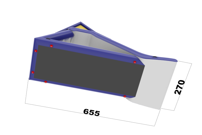 Надувная водная горка "Саммит Малая" 6,6*2,7*4 м 