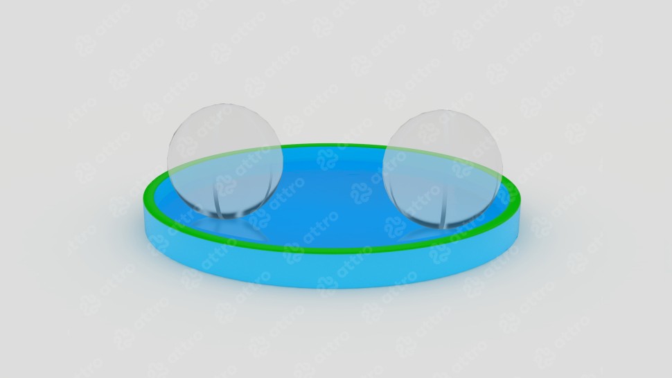 Круглый надувной бассейн с аквазорбами из Аирдек (ipoolgo)